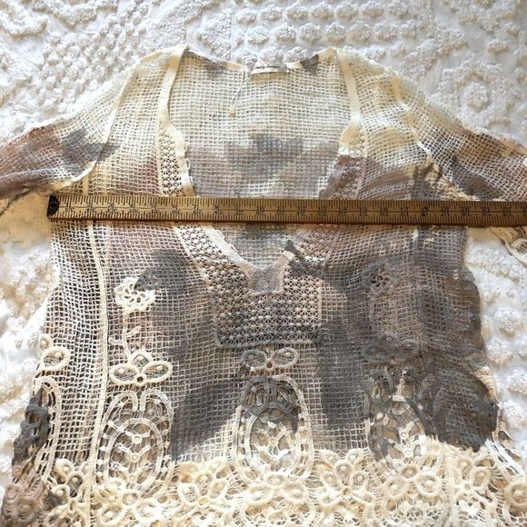 Simply Couture lace embroidered sweater, NWOT - Picture 4 of 7